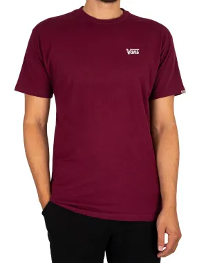 Vans Mini Script T-Shirt - Burgundy