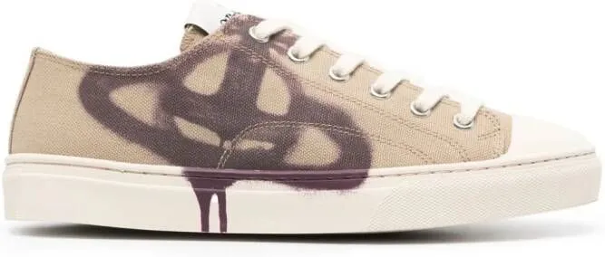 Vivienne Westwood Plimsoll 2.0 canvas sneakers Neutrals