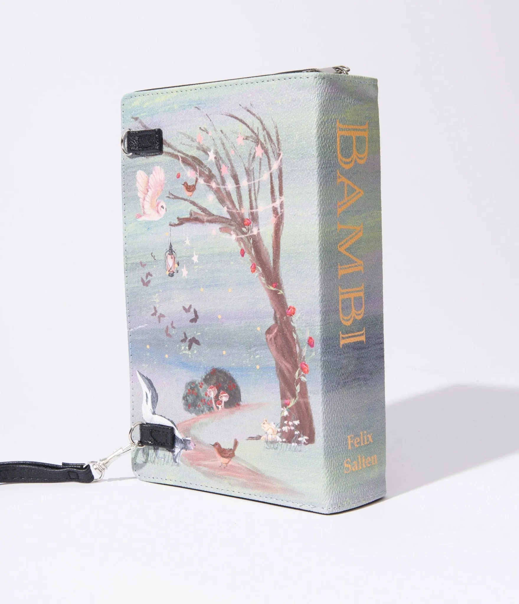 Watercolor Bambi Book Crossbody Purse