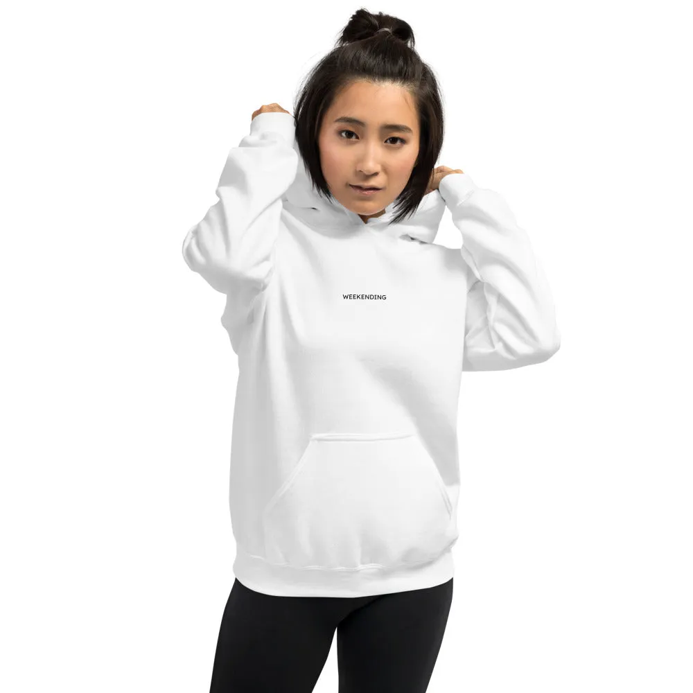 Weekending Hoodie in White or Grey