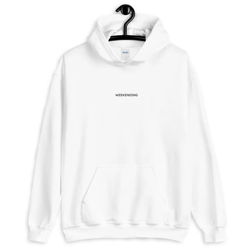 Weekending Hoodie in White or Grey