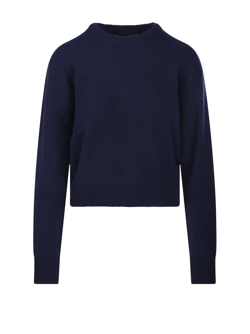 WOMAN RALPH LAUREN DARK BLUE WOOL PULLOVER