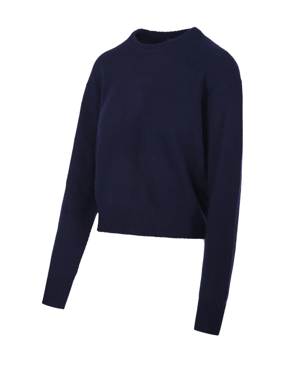 WOMAN RALPH LAUREN DARK BLUE WOOL PULLOVER