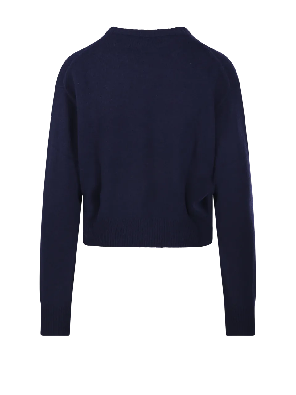 WOMAN RALPH LAUREN DARK BLUE WOOL PULLOVER