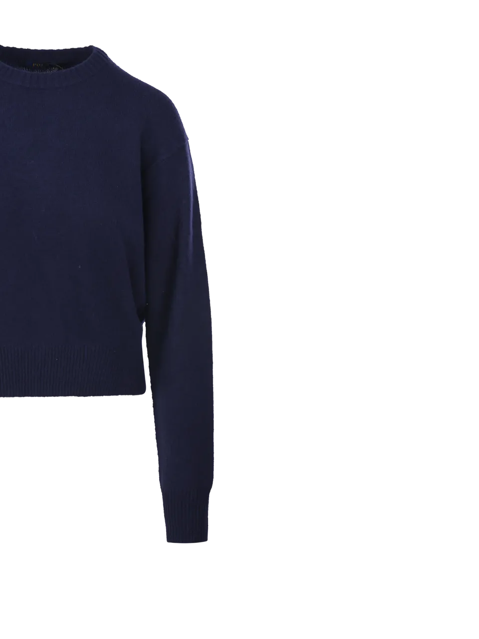 WOMAN RALPH LAUREN DARK BLUE WOOL PULLOVER