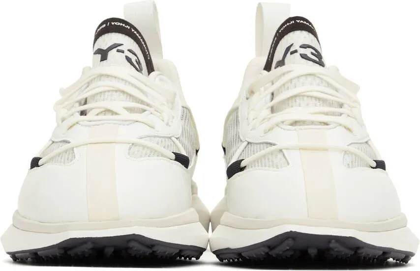 Y-3 White & Black Shiku Run Sneakers