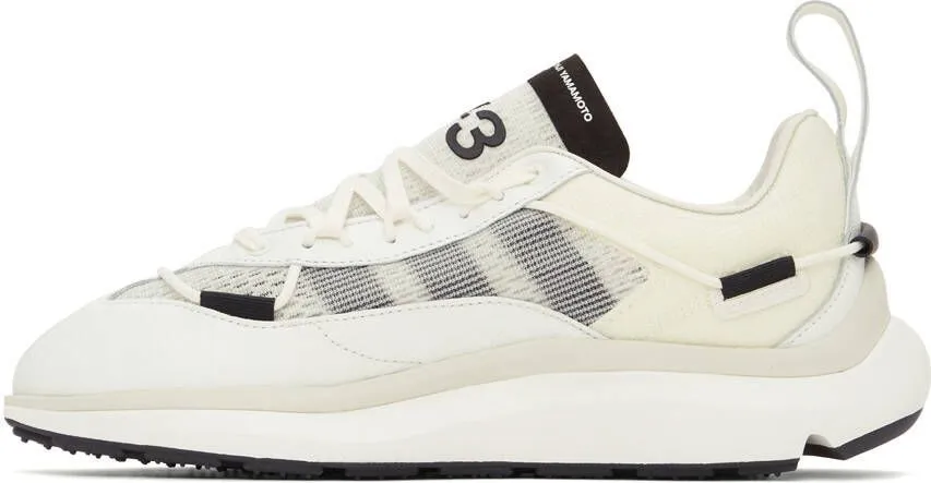 Y-3 White & Black Shiku Run Sneakers